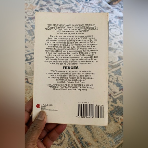 FENCES August Wilson paperback • rare book - Picture 2 of 6